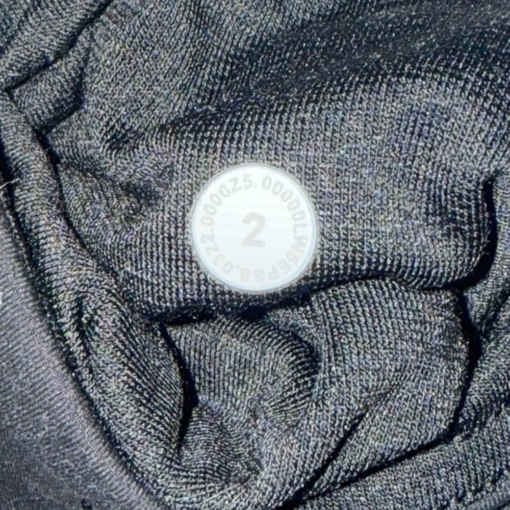 Lululemon Wunder Train High-Rise Tight with Pockets 25" Black Size 2 Orig $128 - Picture 6 of 8